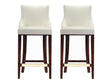 Shubert Barstool in Ivory (set of 2) by Manhattan Comfort at Eve Furniture