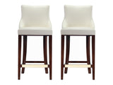Shubert Barstool in Ivory (set of 2) by Manhattan Comfort at Eve Furniture