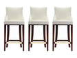 Shubert Barstool in Ivory (set of 3) by Manhattan Comfort at Eve Furniture