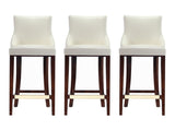 Shubert Barstool in Ivory (set of 3) by Manhattan Comfort at Eve Furniture
