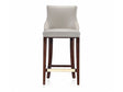 Shubert Barstool in Light Grey by Manhattan Comfort at Eve Furniture