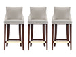 Shubert Barstool in Light Grey (set of 3) by Manhattan Comfort at Eve Furniture