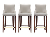Shubert Barstool in Light Grey (set of 3) by Manhattan Comfort at Eve Furniture