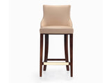 Shubert Barstool in Tan by Manhattan Comfort at Eve Furniture