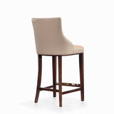 Shubert Barstool in Tan (set of 3) by Manhattan Comfort at Eve Furniture