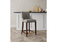 Shubert Counter Stool in Dark Taupe by Manhattan Comfort at Eve Furniture
