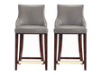 Shubert Counter Stool in Dark Taupe (set of 2) by Manhattan Comfort at Eve Furniture