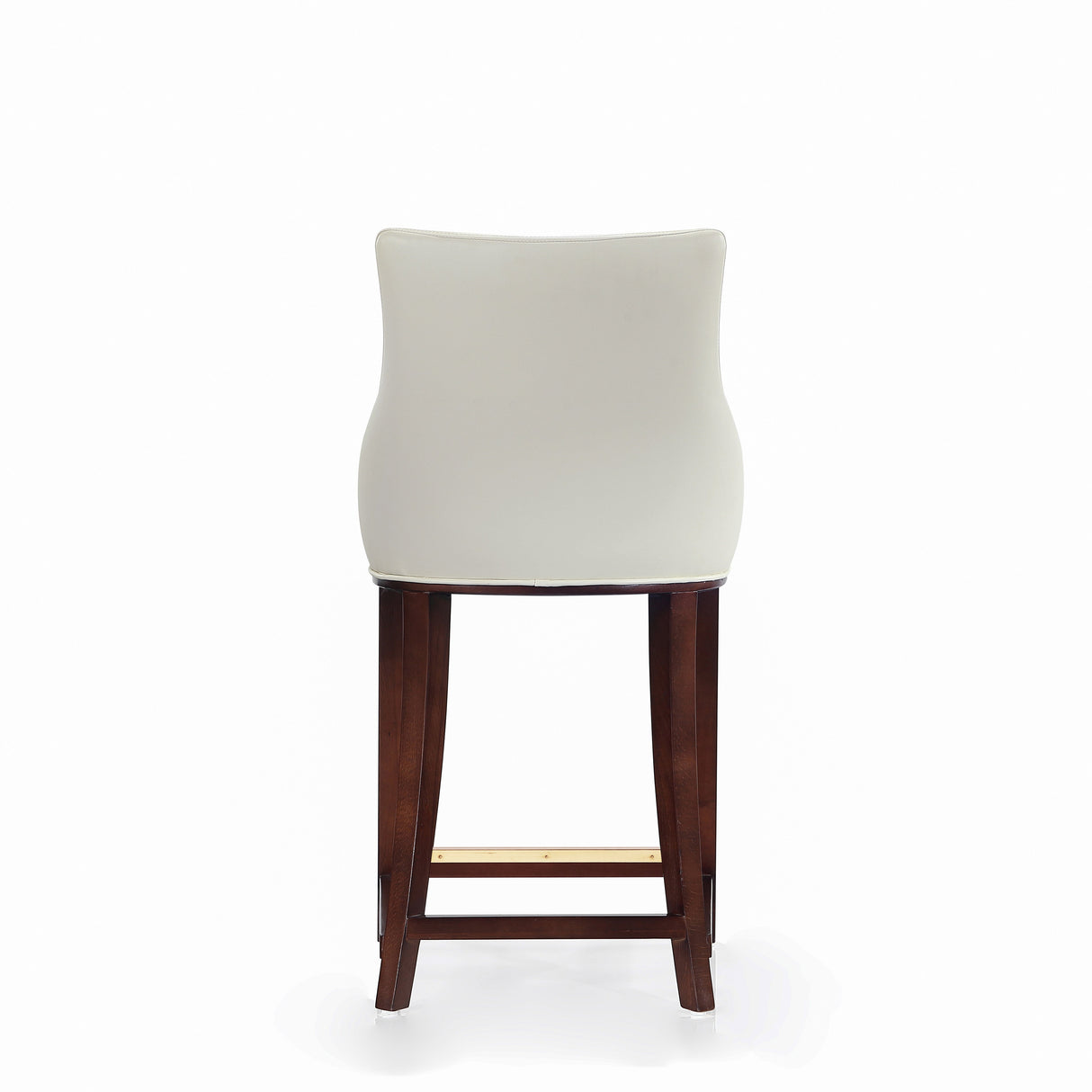 Shubert Counter Stool in Ivory by Manhattan Comfort at Eve Furniture