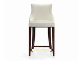Shubert Counter Stool in Ivory by Manhattan Comfort at Eve Furniture