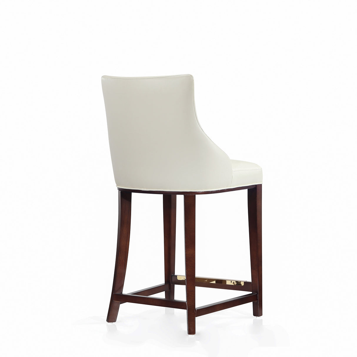 Shubert Counter Stool in Ivory (set of 2) by Manhattan Comfort at Eve Furniture