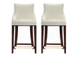 Shubert Counter Stool in Ivory (set of 2) by Manhattan Comfort at Eve Furniture