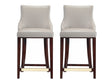 Shubert Counter Stool in Light Grey (set of 2) by Manhattan Comfort at Eve Furniture