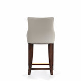 Shubert Counter Stool in Light Grey (set of 3) by Manhattan Comfort at Eve Furniture