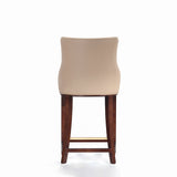 Shubert Counter Stool in Tan (Set of 2) by Manhattan Comfort at Eve Furniture