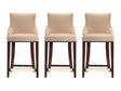 Shubert Counter Stool in Tan (set of 3) by Manhattan Comfort at Eve Furniture