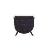 Shubert Faux Leather and Velvet Dining Armchair in Light Grey by Manhattan Comfort at Eve Furniture