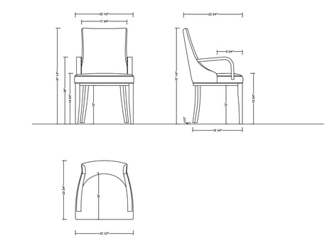 Shubert Faux Leather and Velvet Dining Armchair in Light Grey by Manhattan Comfort at Eve Furniture