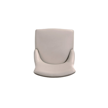Shubert Faux Leather and Velvet Dining Chair in Light Grey (set of 2) by Manhattan Comfort at Eve Furniture