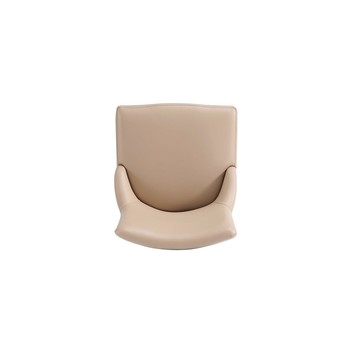 Shubert Faux Leather and Velvet Dining Chair in Tan (set of 2) by Manhattan Comfort at Eve Furniture