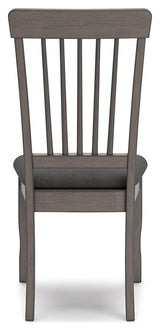 Shullden Gray Dining Chair, Set of 2 by Ashley at Eve Furniture