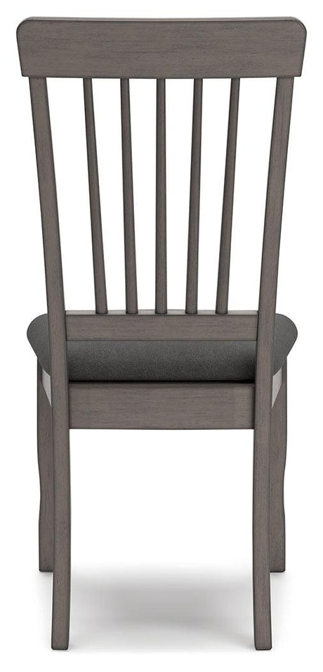 Shullden Gray Dining Chair, Set of 2 by Ashley at Eve Furniture