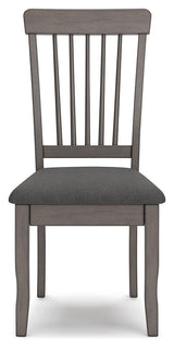 Shullden Gray Dining Chair, Set of 2 by Ashley at Eve Furniture