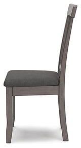 Shullden Gray Dining Chair, Set of 2 by Ashley at Eve Furniture