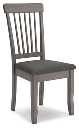 Shullden Gray Dining Chair, Set of 2 by Ashley at Eve Furniture