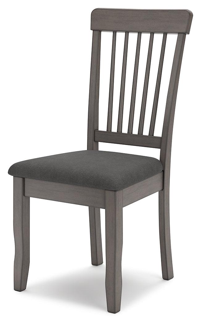 Shullden Gray Dining Chair, Set of 2 by Ashley at Eve Furniture
