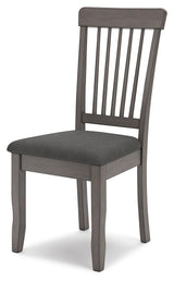 Shullden Gray Dining Chair, Set of 2 by Ashley at Eve Furniture