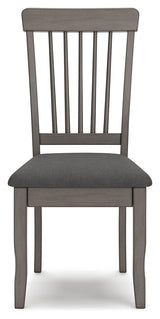 Shullden Gray Dining Chair, Set of 2