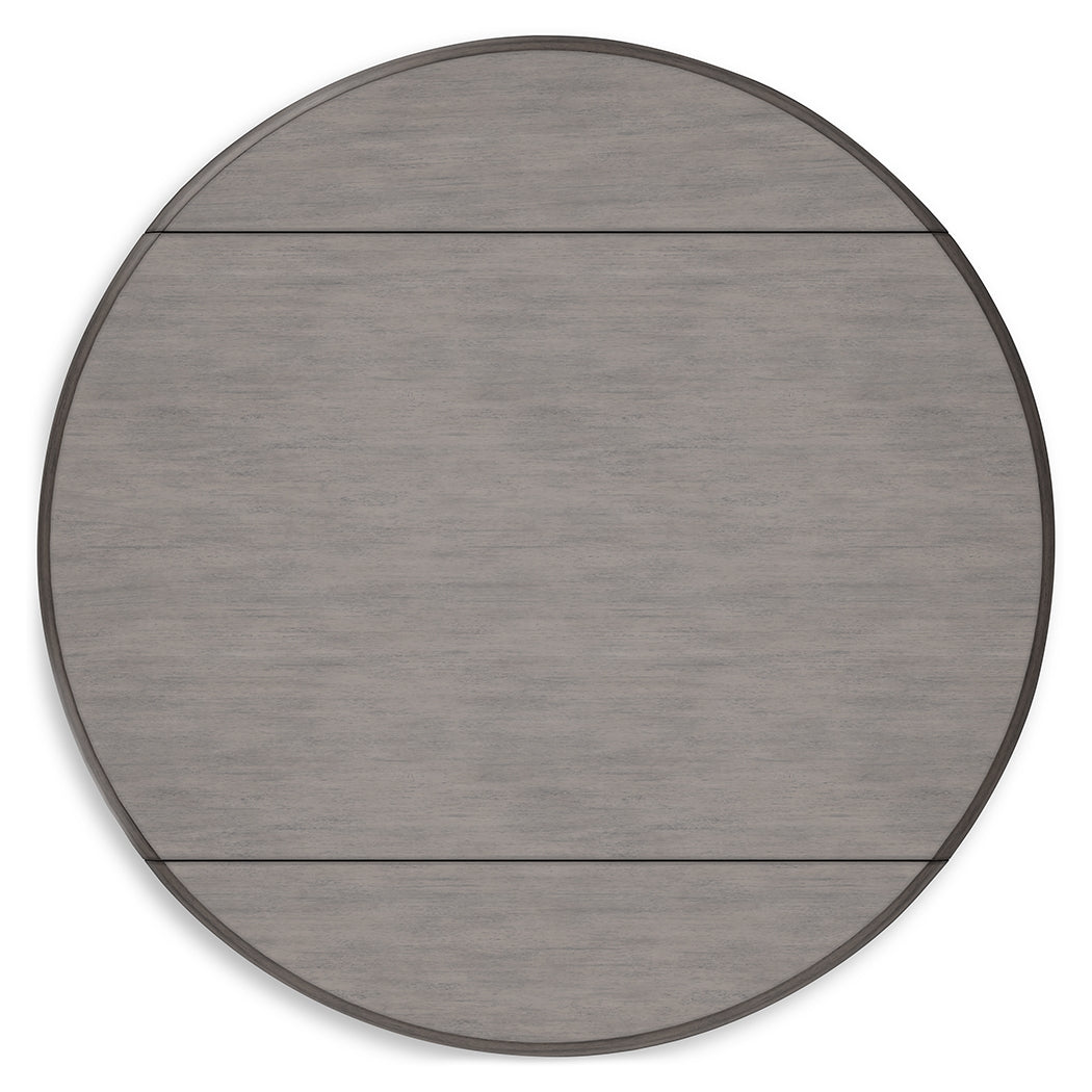 Shullden Gray Dining Table and 2 Chairs by Ashley at Eve Furniture