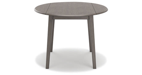 Shullden Gray Dining Table and 2 Chairs by Ashley at Eve Furniture