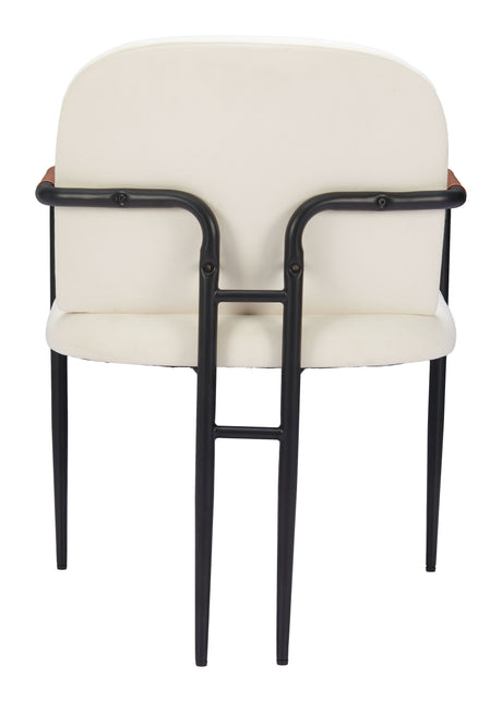 Sibu Dining Chair Cream by Zuomod at Eve Furniture