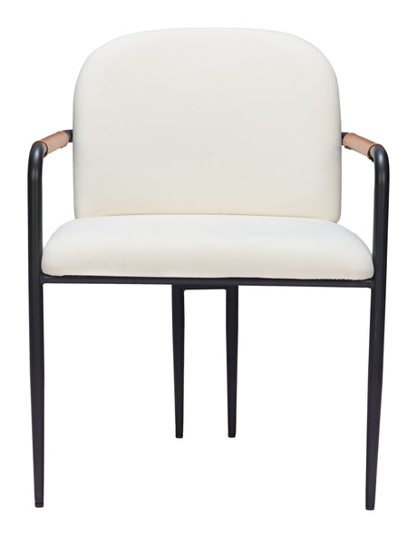 Sibu Dining Chair Cream by Zuomod at Eve Furniture