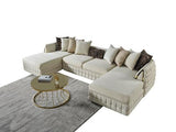 Sicilya Off White Sectional by New Era Innovations at Eve Furniture