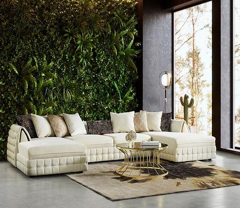 Sicilya Off White Sectional by New Era Innovations at Eve Furniture