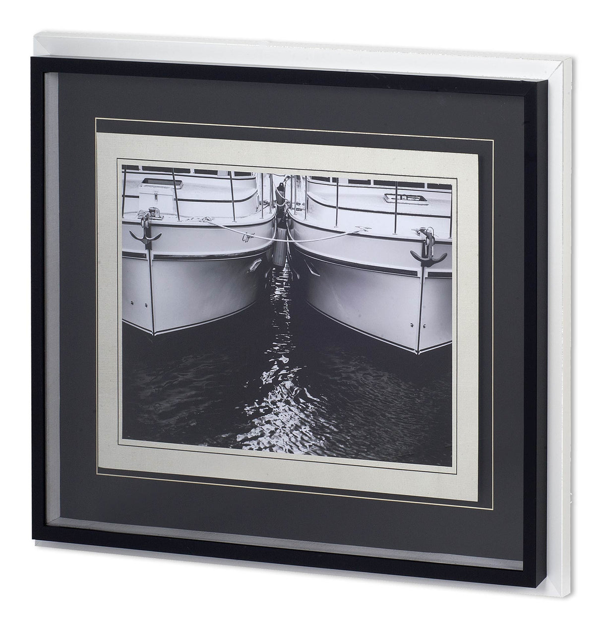 Side By Side MAT-0261 by Aaron Matheson Hand Embellished Textured Framed Photo Art Print Matted unde by Mercana at Eve Furniture