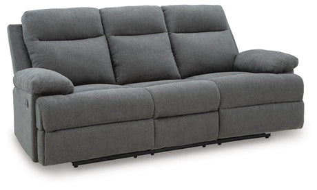Side-Swipe Charcoal Reclining Living Room Set by Ashley at Eve Furniture