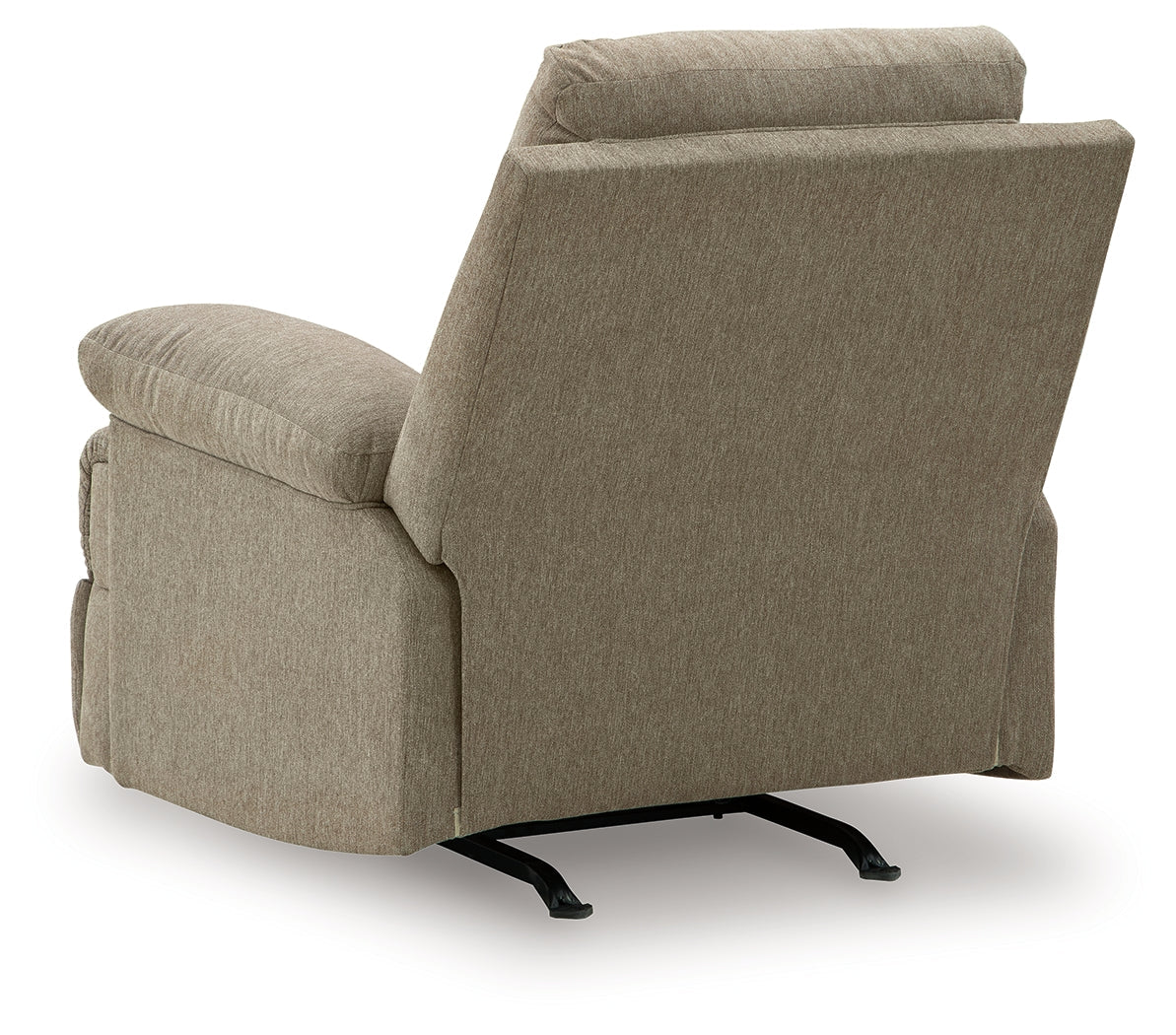 Side-Swipe Mocha Rocker Recliner by Ashley at Eve Furniture