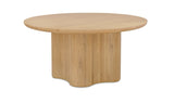 Sidney Dining Table Natural by Moe's Home at Eve Furniture