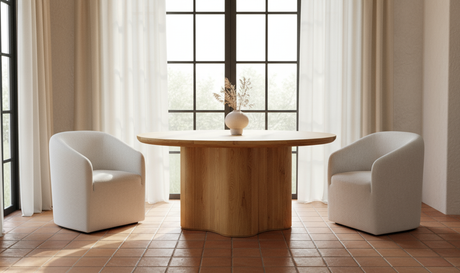 Sidney Dining Table Natural by Moe's Home at Eve Furniture