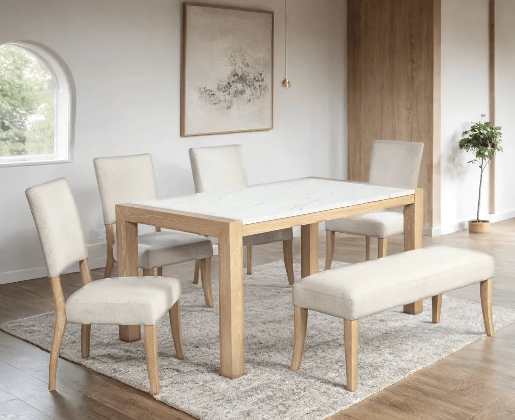 Siena 6-Piece Dining Room Set by Happy Homes at Eve Furniture