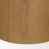 Siena 42" Round Travertine Pedestal Dining Table by Mercana at Eve Furniture