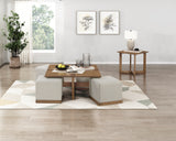 Sienna Light Gray Cocktail Table by Homelegance at Eve Furniture