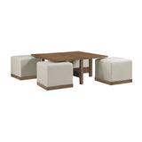 Sienna Light Gray Cocktail Table by Homelegance at Eve Furniture