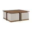 Sienna Light Gray Cocktail Table by Homelegance at Eve Furniture