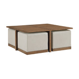 Sienna Light Gray Cocktail Table by Homelegance at Eve Furniture