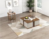 Sienna Light Gray End Table by Homelegance at Eve Furniture