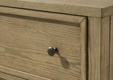Sienna Rustic Natural Canopy Platform Bedroom Set by Crown Mark at Eve Furniture